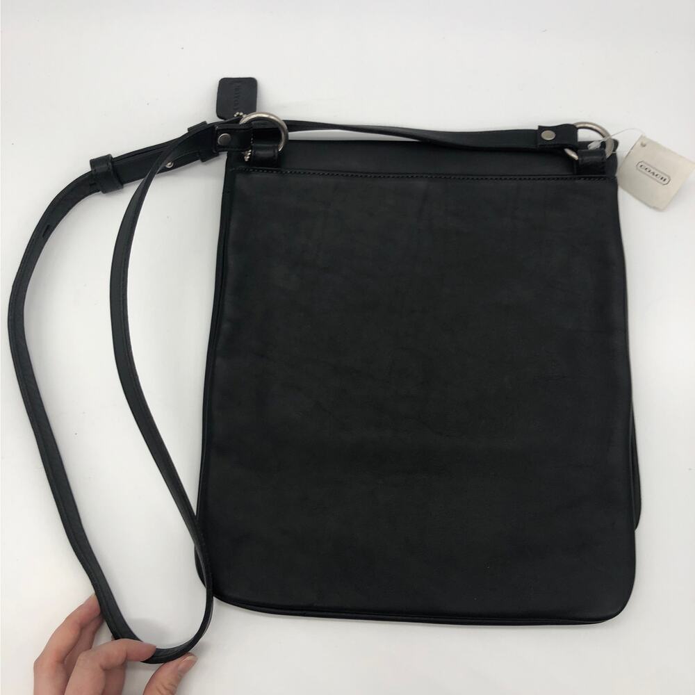 NEW Vintage Coach Chelsea Flat Hippie Bag 9458 Black 2000 Costa Rica - Picture 3 of 10
